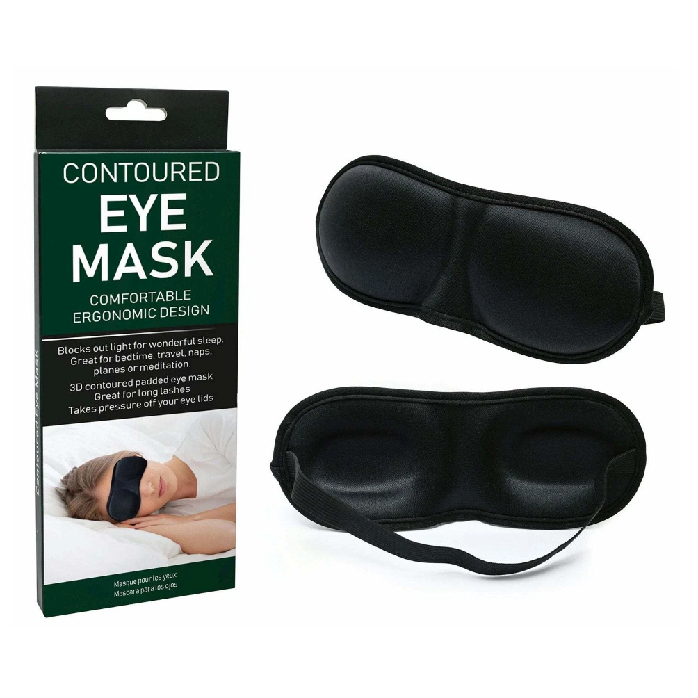 Contoured Eye Mask Black