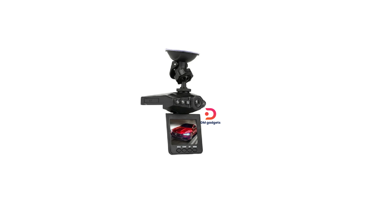 #623F#Andowl®R-QF4 Car DVR Camera with 2.4″ Windshield Mount Screen – HD Video Camera-Black