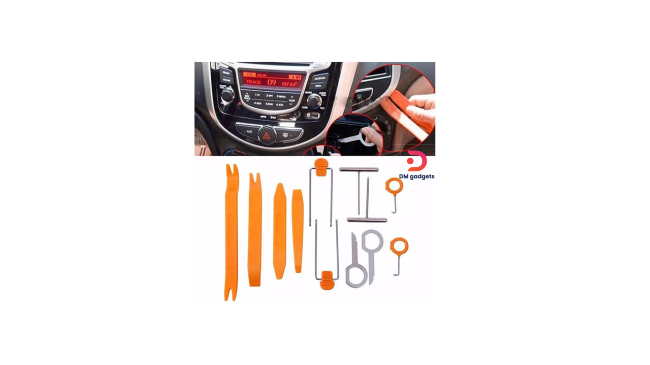 643B#Pervoi®CTC-652 Plastic Removal Tool Set – Car Dismantling Tool Set – Orange