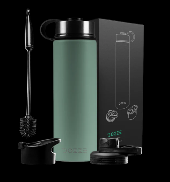 Sage Green DOZZE Voyager Water Bottle - 620ml