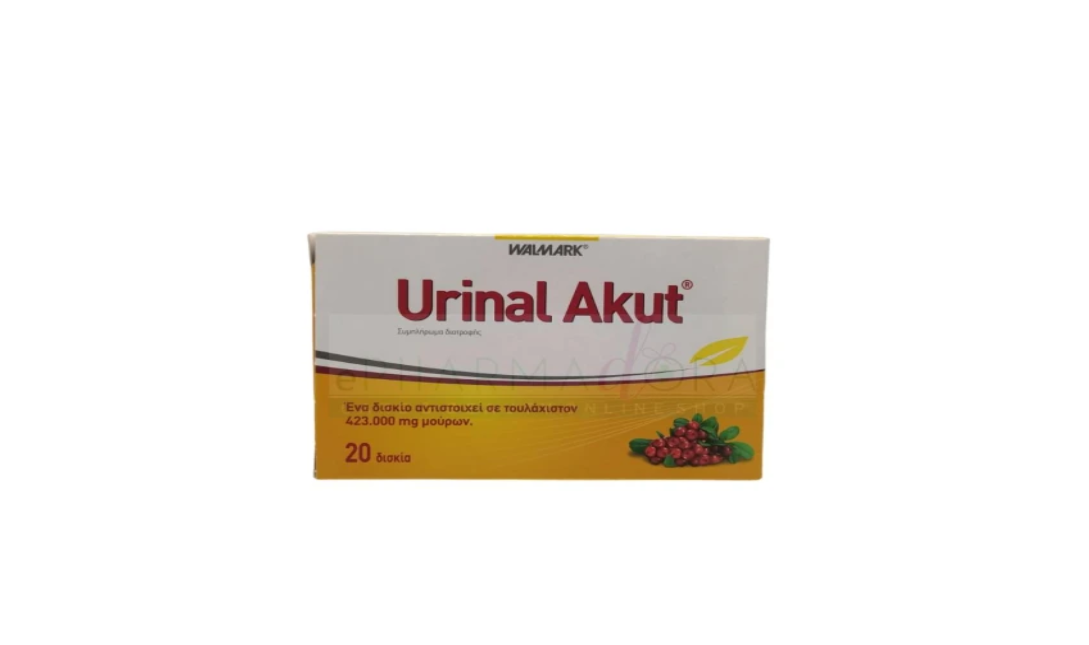 Walmark Urinal Akut, For Cystitis & Urine Infections 20Tablets