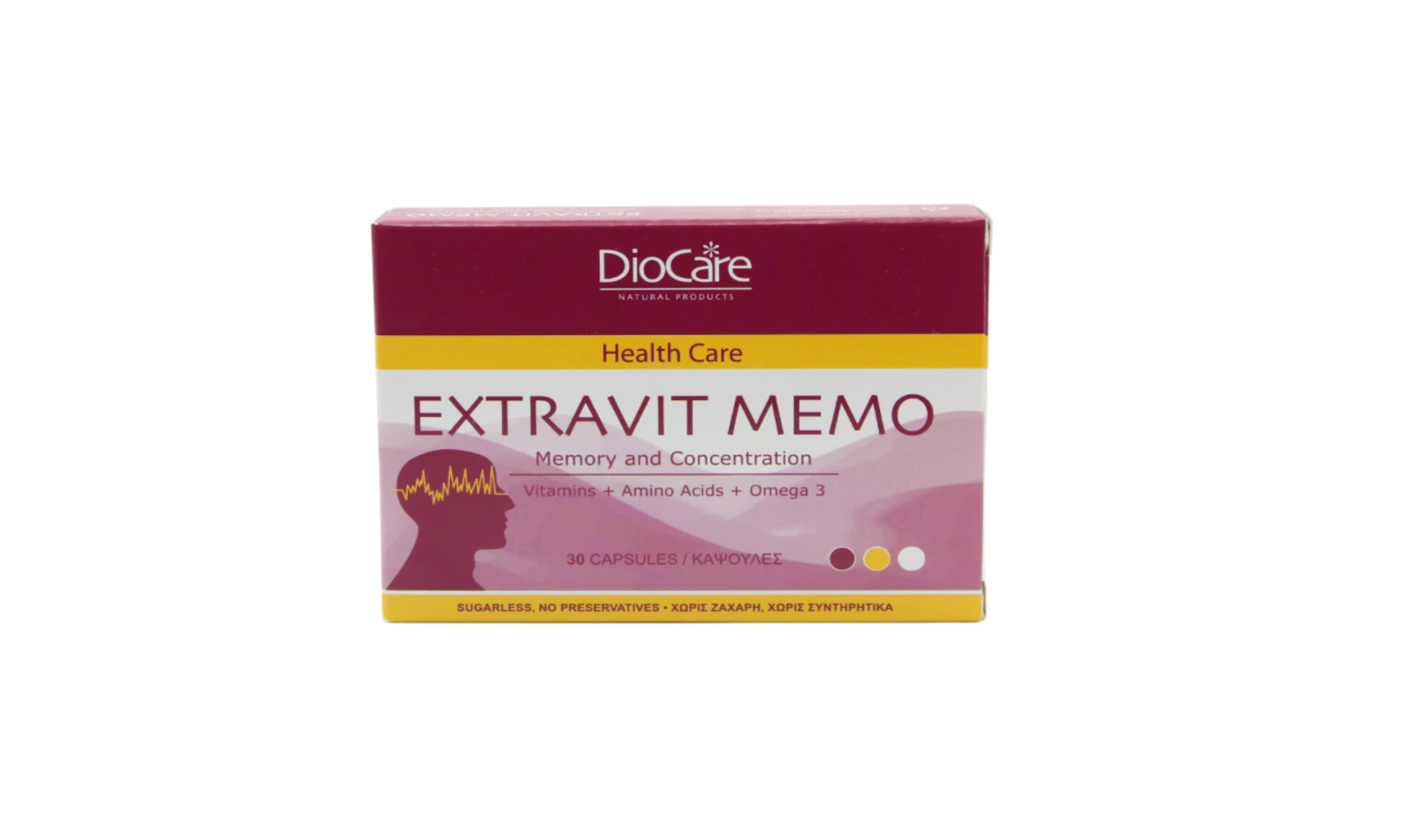 Diocare Extravit Memo, Capsules, 30