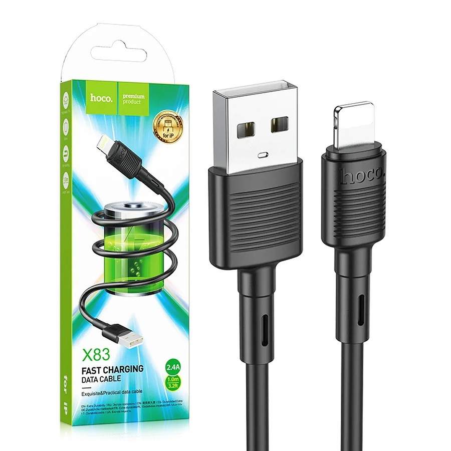 HOCO X83 Lightning (iPhone) Victory charging data cable