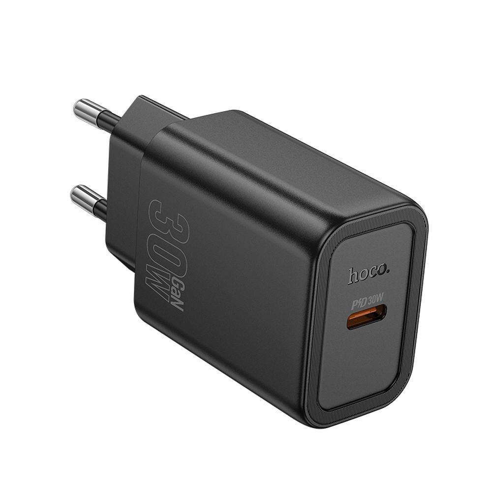 Phone charger Hoco USB C QC PD 30W N62 Black