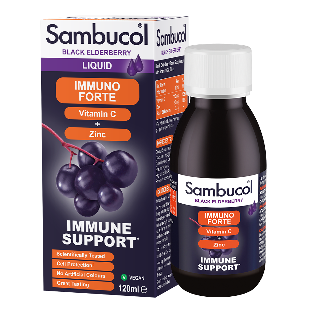 SAMBUCOL IMMUNO FORTE LIQUID 120ML