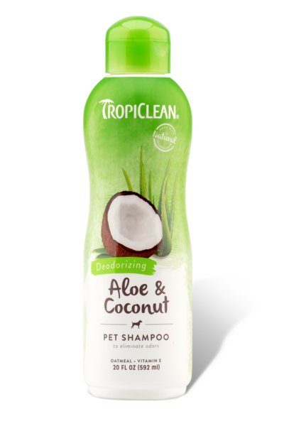 Tropiclean Shampoo For Dogs & Cats Aloe & Coconut Deodorising 592ml