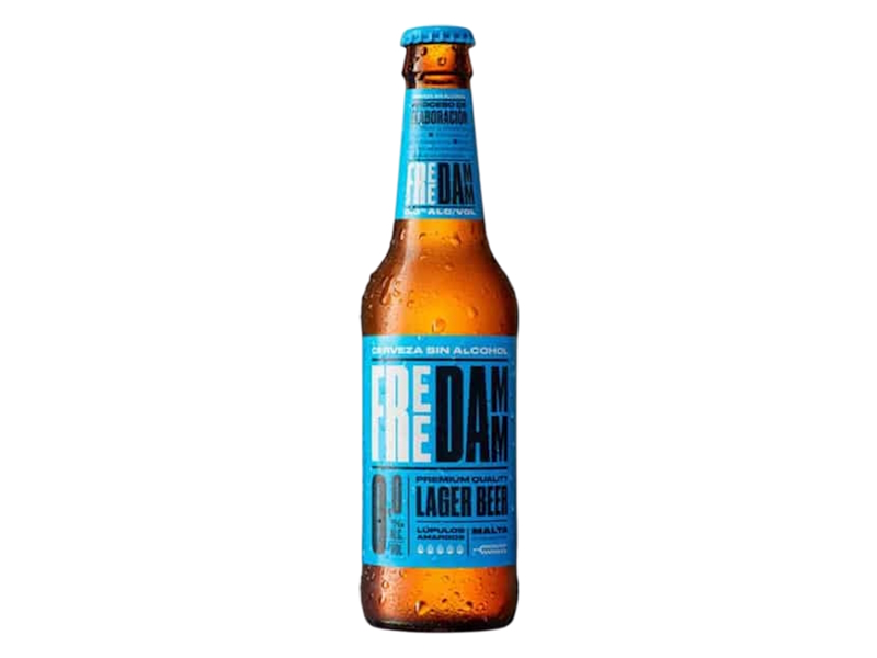 Free Damm Non-Alcoholic Lager Beer 25cl, Spain
