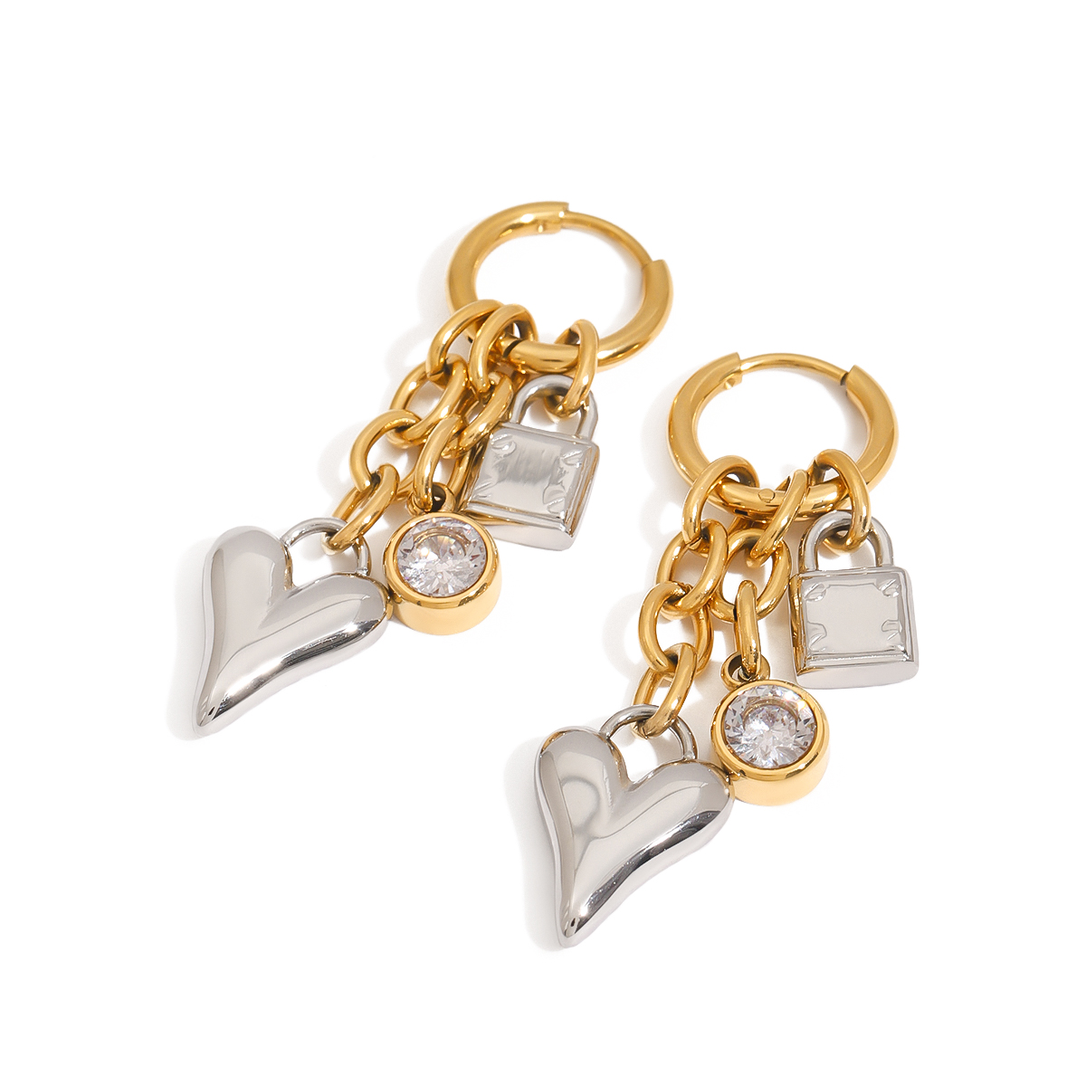 Heart, crystal and lock