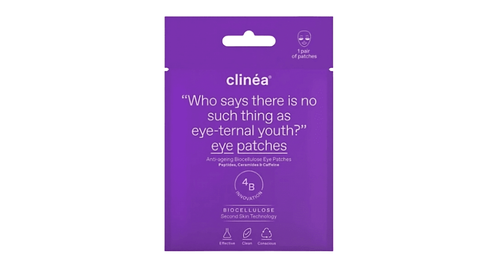 Clinea Anti-Ageing Biocellulose Eye Patches Αντιγηραντικά Patches Ματιών 1 ζεύγος