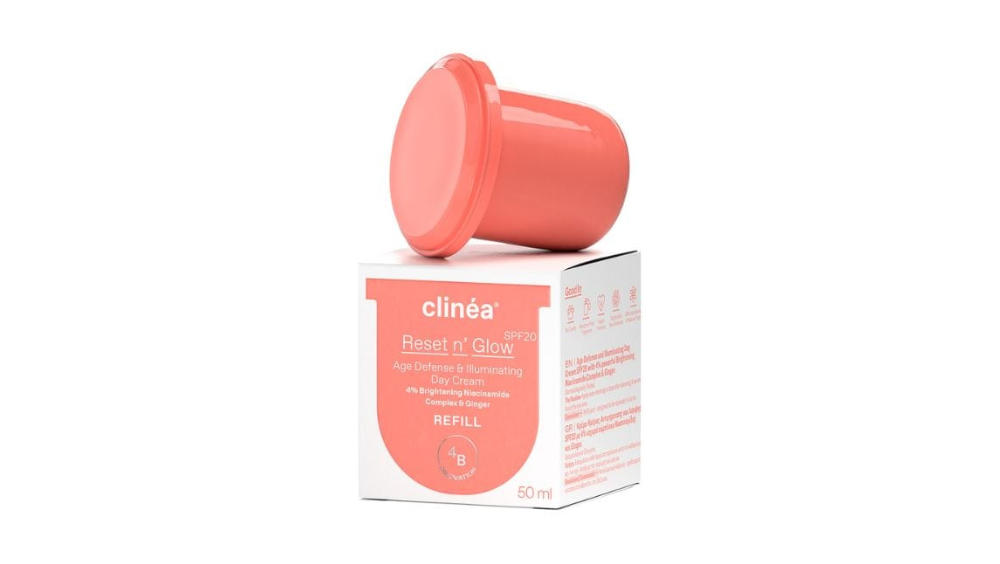 Clinea Reset n' Glow SPF20 Refill Κρέμα Ημέρας Αντιγήρανσης & Λάμψης, 50ml