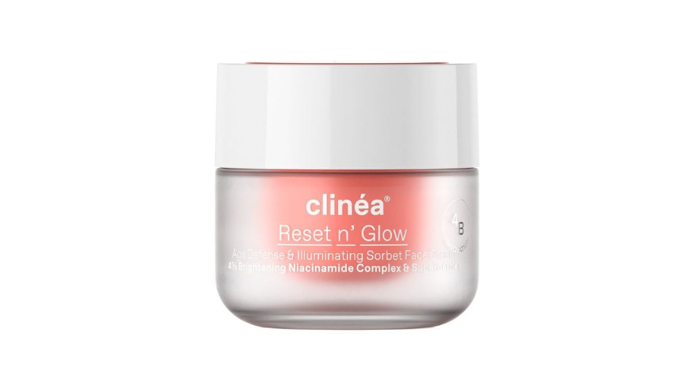 Clinea Reset n' Glow Age-Defense & Illuminating Sorbet Face Cream, 50ml