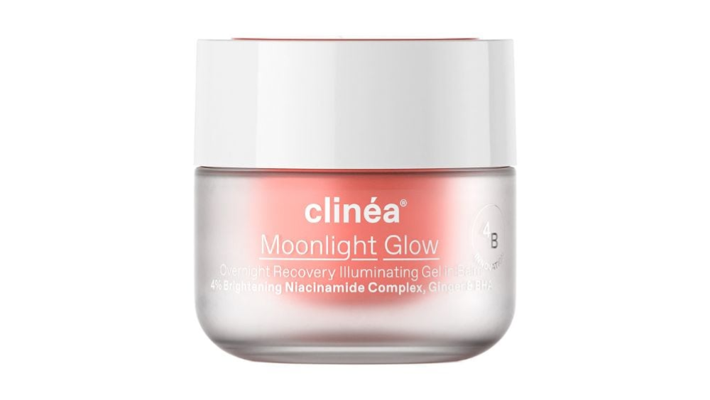 Clinea Moonlight Glow Overnight Recovery Illuminating Gel in Balm Κρέμα Νύχτας Λάμψης & Αναζωογόνησης 50 ml