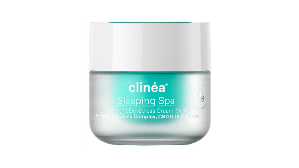 Clinea Sleeping Spa Κρέμα-Μάσκα De-Stress Nυκτός, 50ml