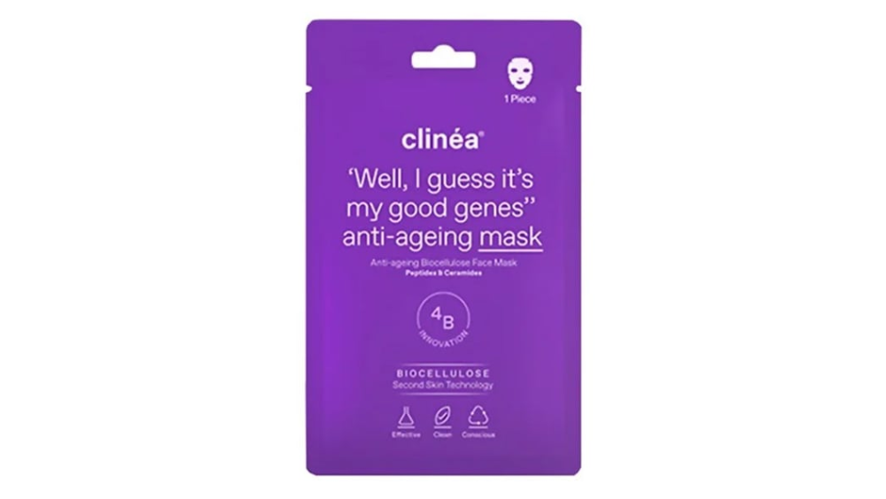 Clinea Anti-ageing Biocellulose Face Mask Αντιγηραντική Μάσκα Προσώπου, 1τεμ