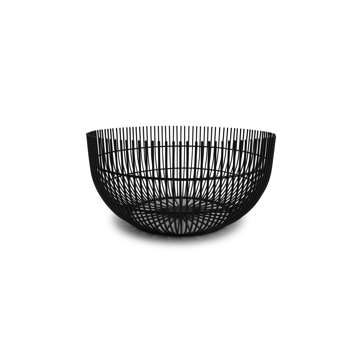Wire Dining Basket Iris Black Design 25X12Cm