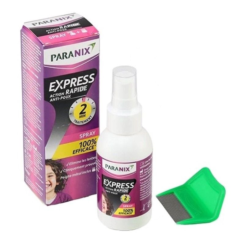 Paranix Promo Express Rapid Action Anti-Lice "2 Minute Treatment" Lice Spray 95Ml & Lice Comb