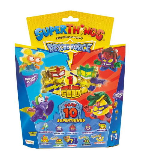 SUPETHINGS RESCUE FORCE BLISTER 9+1 FIGOURES