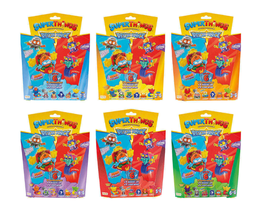 SUPERTHINGS RESCUE FORCE BLISTER 6 FIGURES