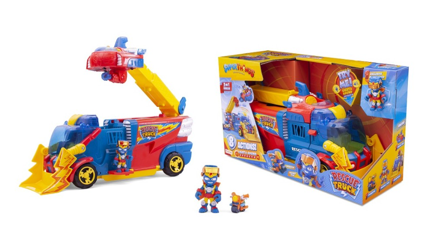 SUPERTHINGS OXHMA ME PHOTA KAI HXOUS RESCUE TRUCK