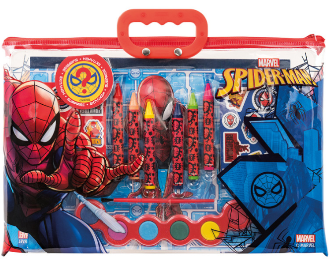 MARVEL SPIDERMAN COLOURING SET