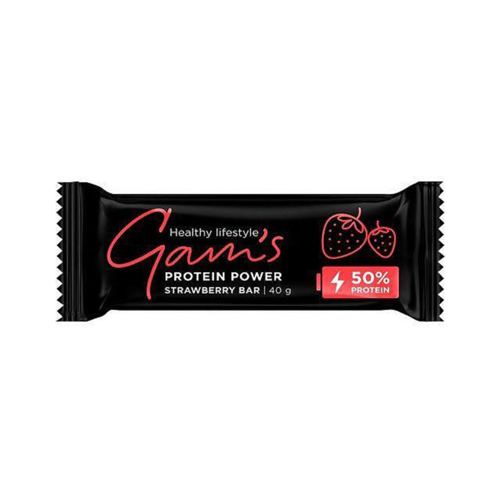 Protein Bar Strawberry, 40 g, Gam`s Protein