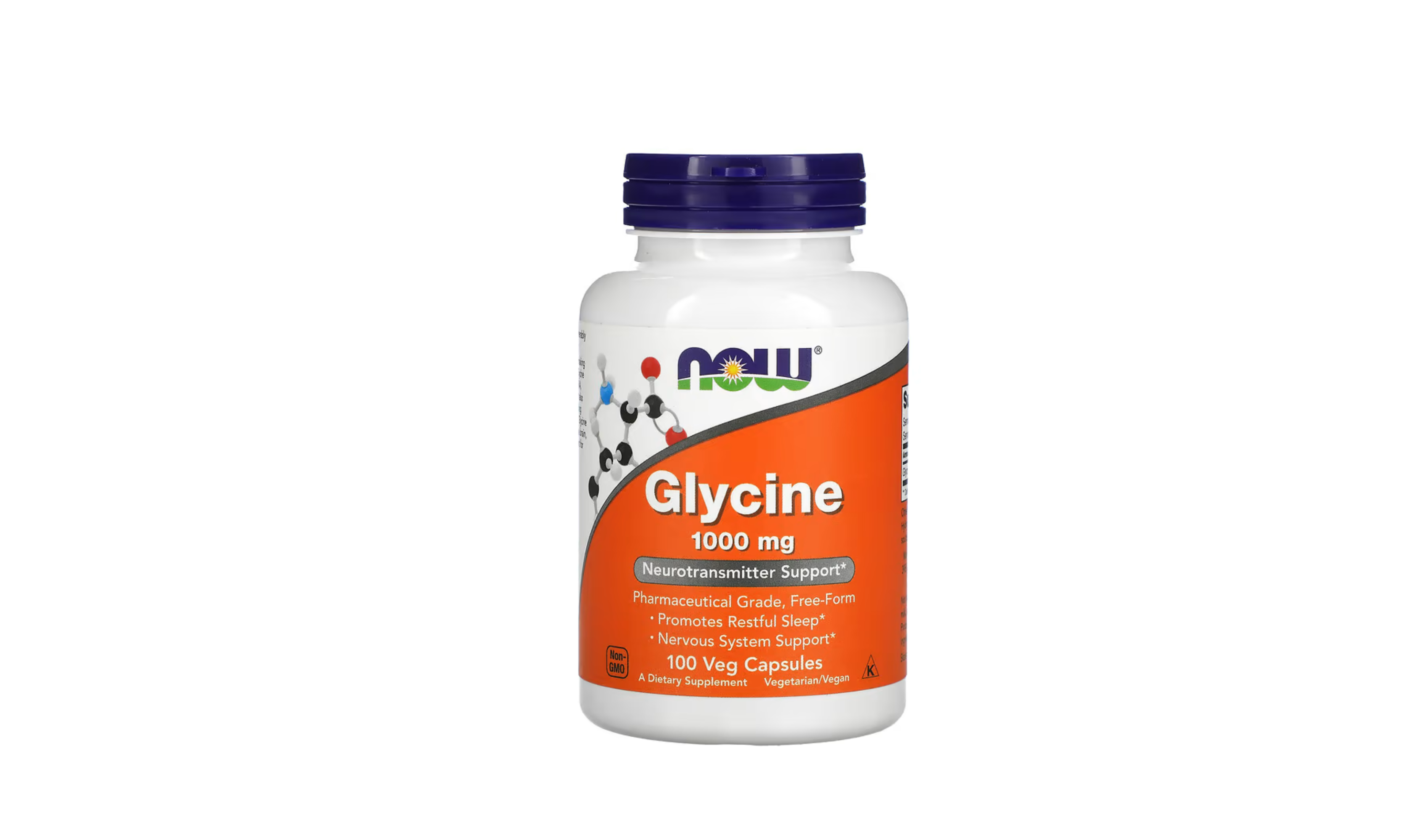 Now Foods Glycine 1000mg, 100veg.caps