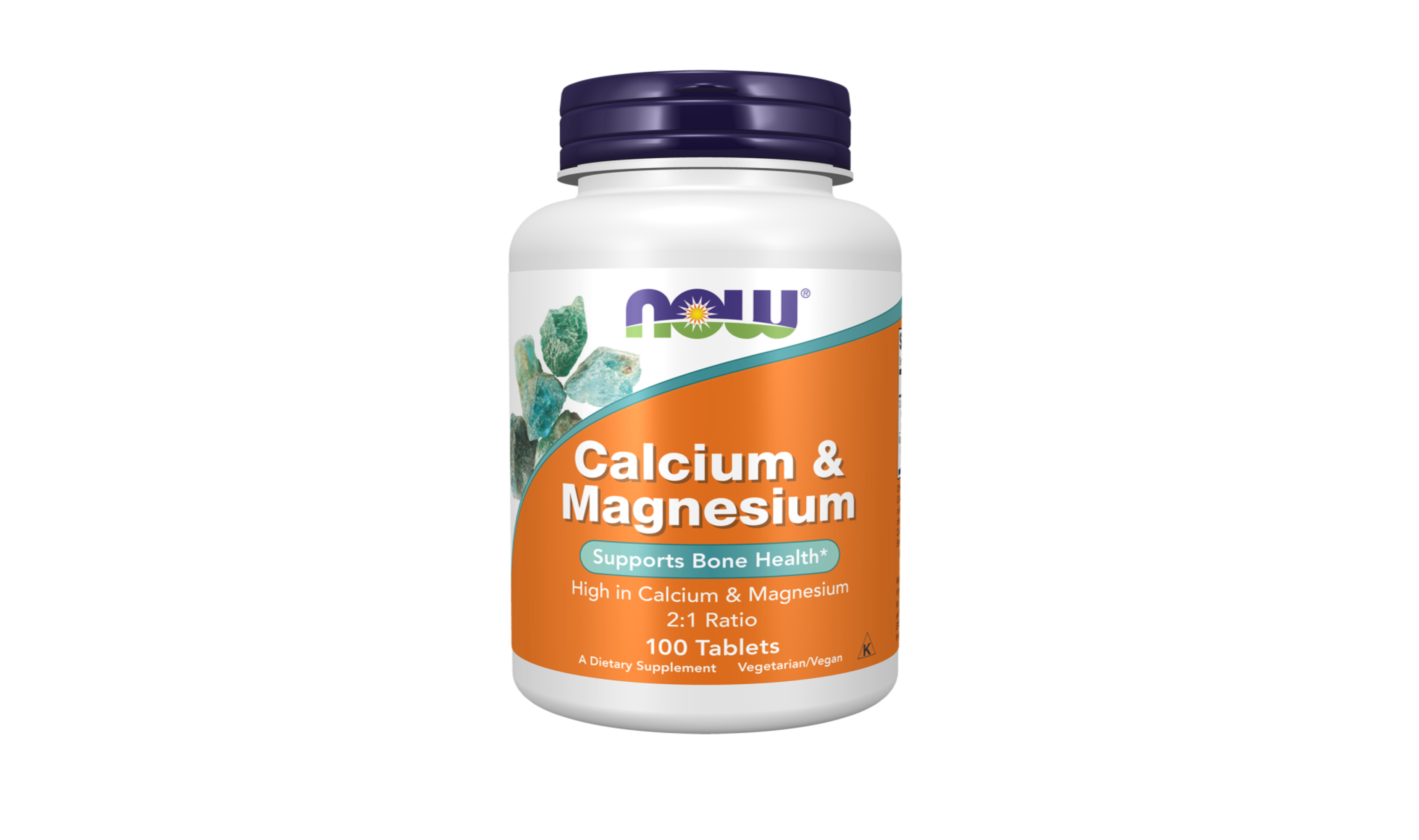 Now Calcium & Magnesium 100 Tablets