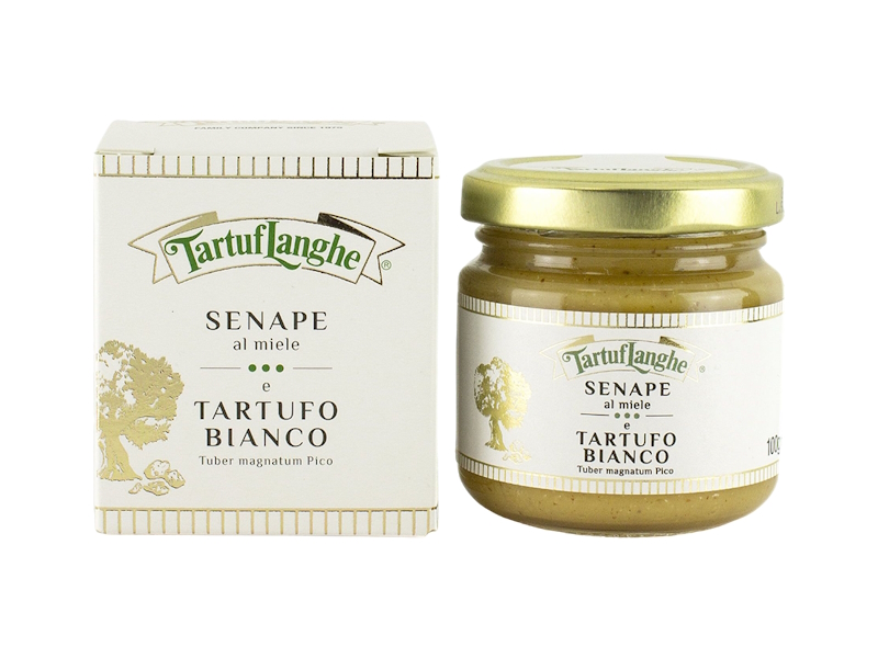 TartufLanghe Honey Mustard With White Truffle 100g, Italy