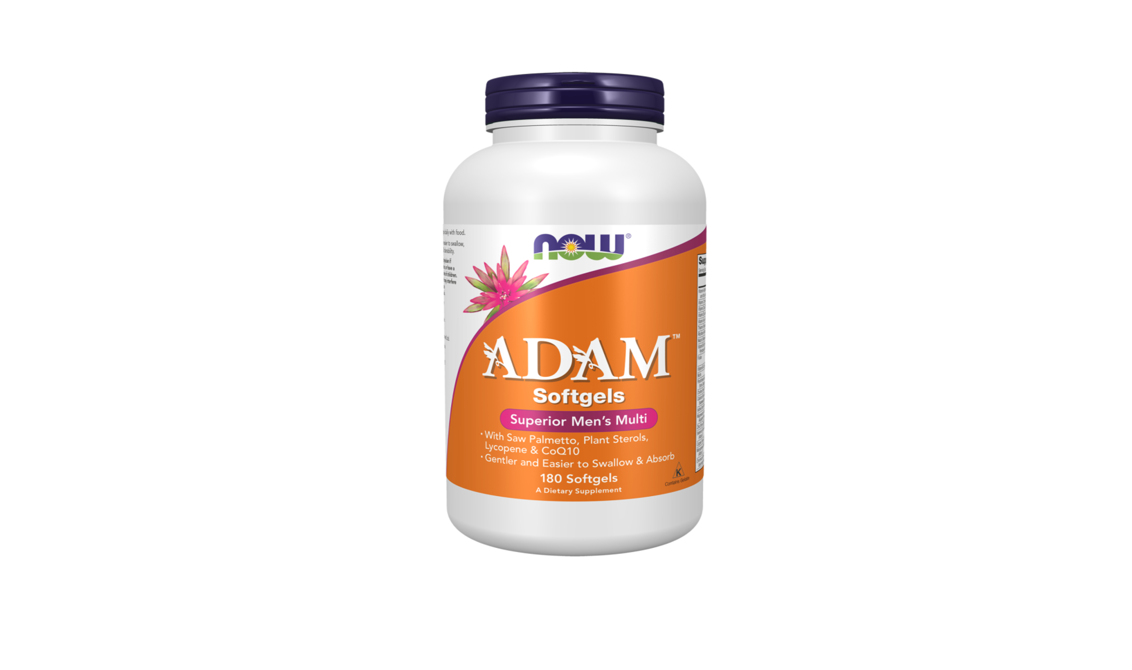 Now Adam Softgels 90 X 100mg