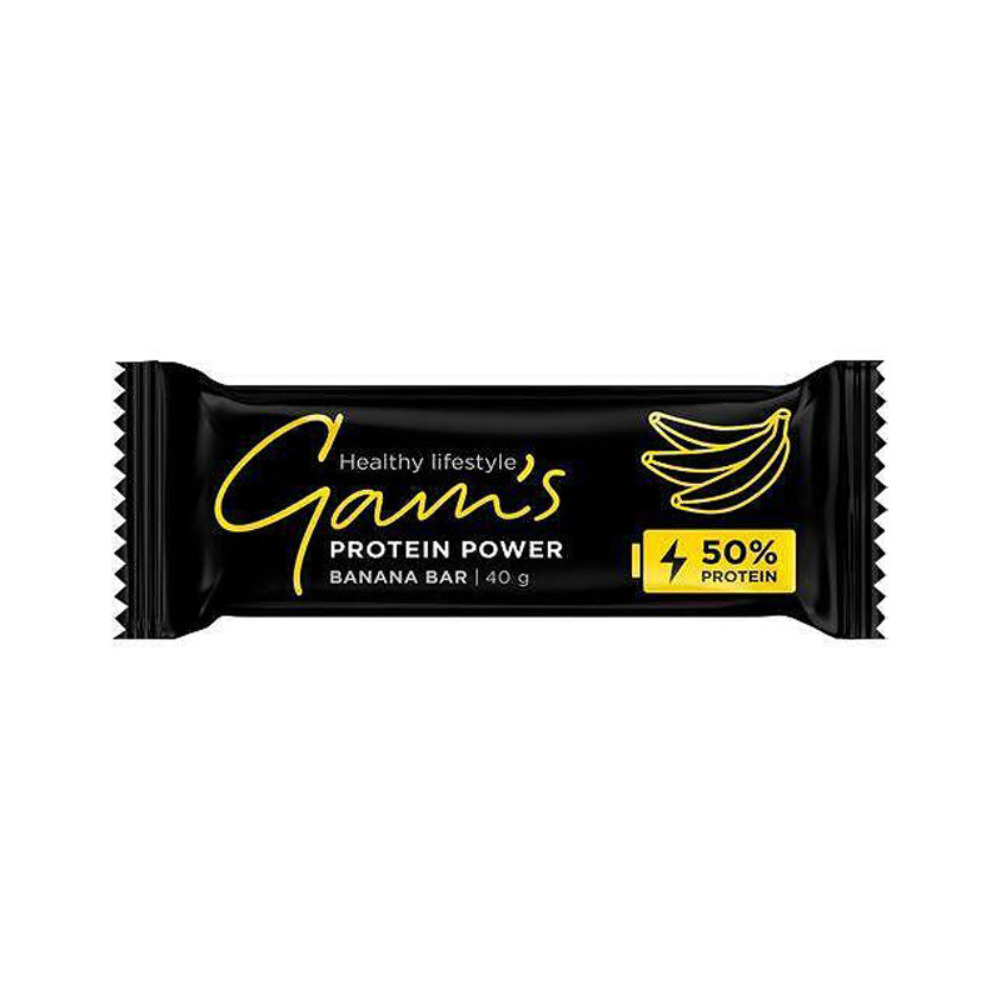 Protein Bar Banana, 40 g, Gam`s Protein