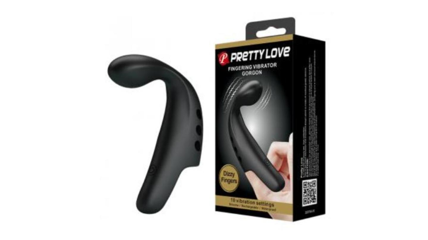 PRETTY LOVE FINGERING VIBRATOR GORGON BLACK
