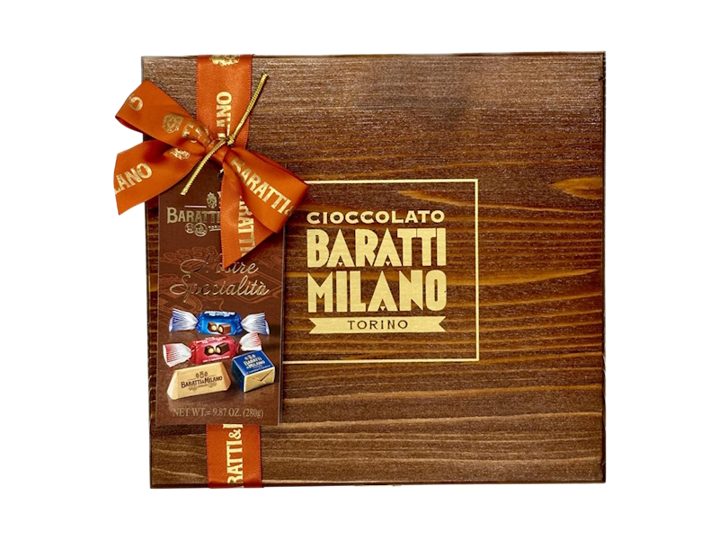 Baratti & Milano Assorted Wooden Box 280g, Italy
