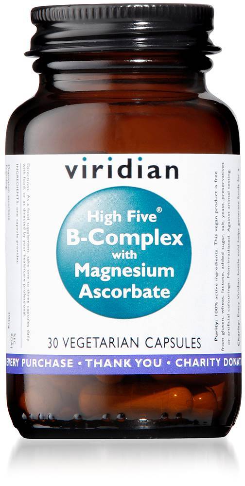Viridian High Five B-Complex Magnesium Ascorbate Vegicaps 30