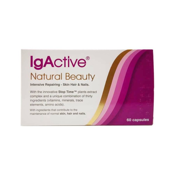 Igactive Natural Beauty Intensive Repairing Hair-Skin-Nails 60 Tablets