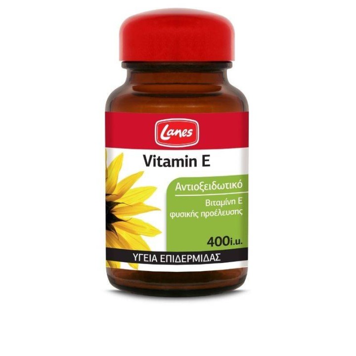 Lanes Vitamin E 400Iu Mantainance Of Healthy Skin 30Capsules