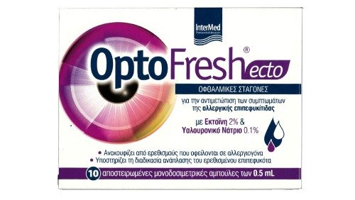 Intermed OptoFresh Ecto Οφθαλμικές Σταγόνες 10×0.5ml