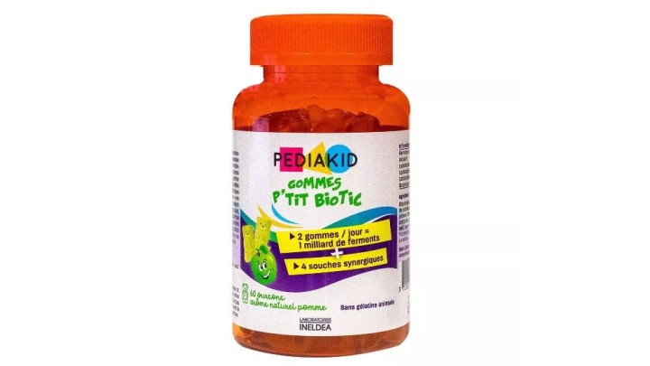 Pediakid Probiotic Gums Apple Flavour, 60 Gummies
