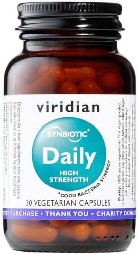 Viridian Synbiotic Daily High Strength 30 Veg Capsules
