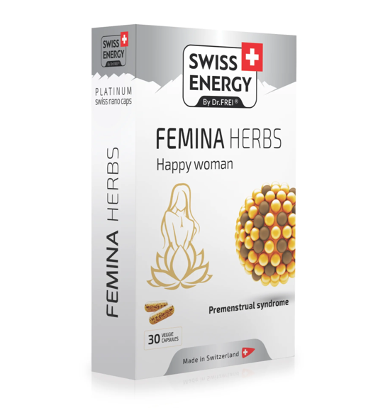 Swiss Energy Femina Herbs Happy Woman 30 Capsules