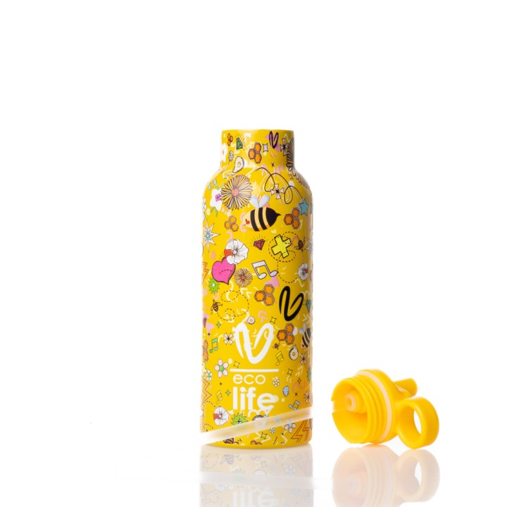Ecolife Thermos Bottle Joy Yellow 500ml