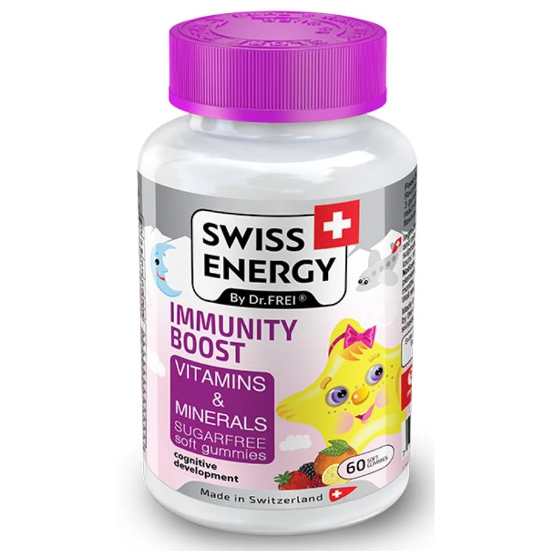 Swiss Energy Kids Immunity Boost Vitamins & Minerals 60 Gummies