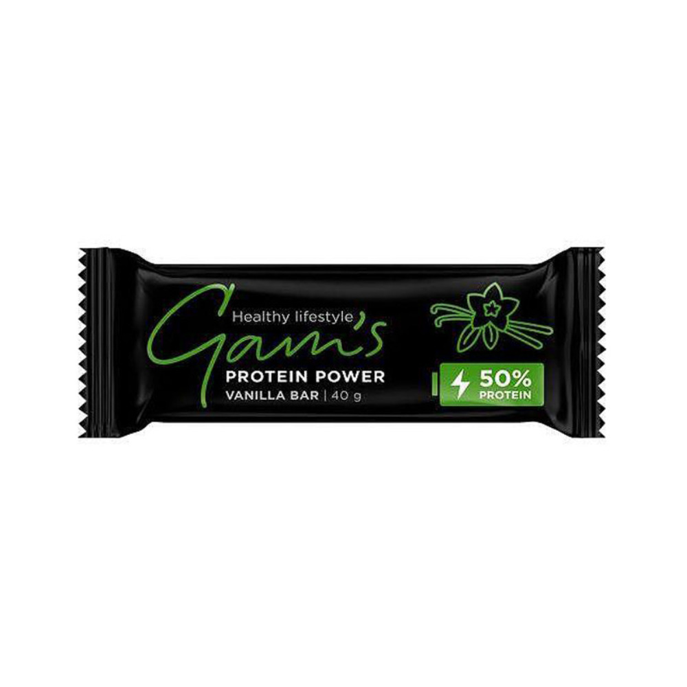 Protein Bar Vanillia, 40 g, Gam`s Protein