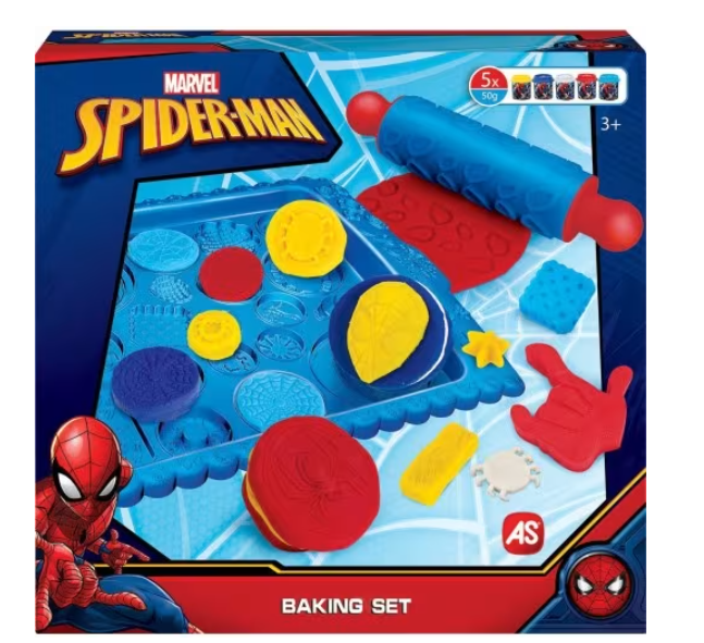 AS SPIDERMAN BAKING SET DOH