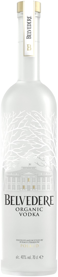 Belvedere Organic Vodka 1000ml 40%