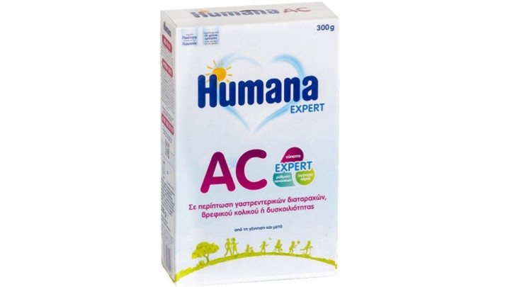 Humana Ac Expert Against Gastrointestinal Disorders, Colic & Constipation 300Gr
