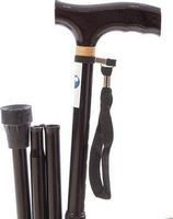 Anatomic Help 0608 Folding Walking Stick Black, 1pc