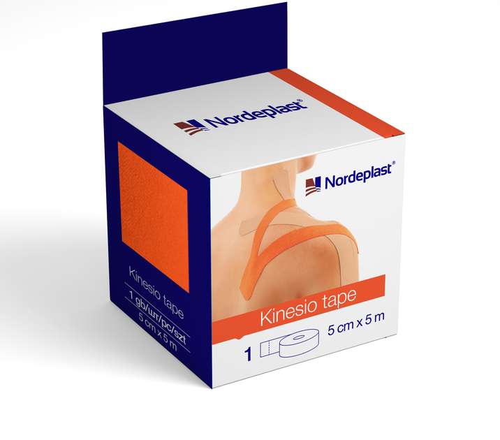NORDEPLAST KINESIO TAPE ORANGE 5*5CM