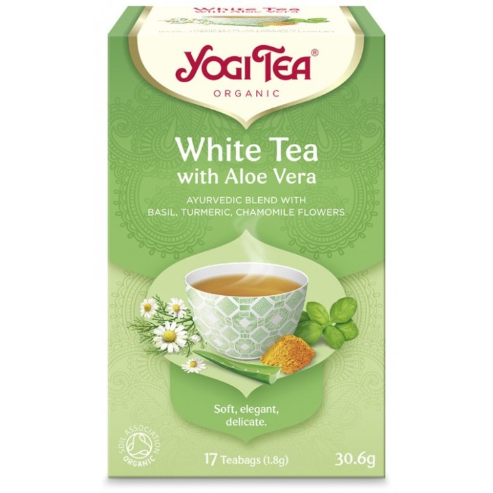 YOGI TEA WHITE TEA WITH ALOE VERA BIO 17X