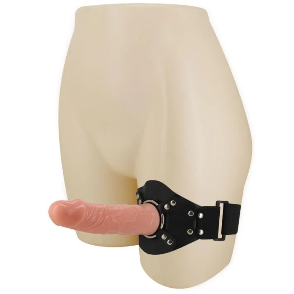 MARCUS - LEG WEARABLE STRAP ON WITH SOFT DILDO