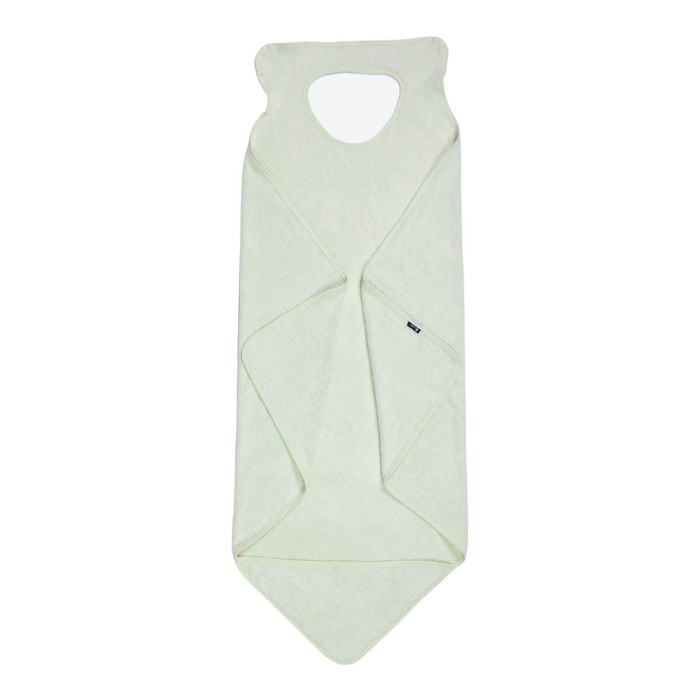XXL Parent/Baby viscose bath cape apron - 100x100 cm - Green